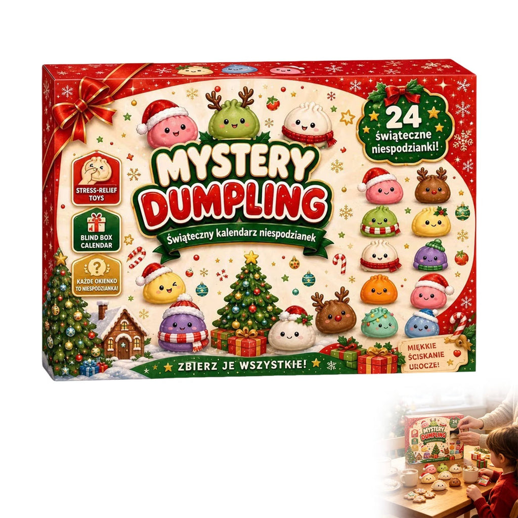 2026 Christmas Mystery Dumpling Advent Calendar – 24 Days of Fidget & Sensory Toy Surprises