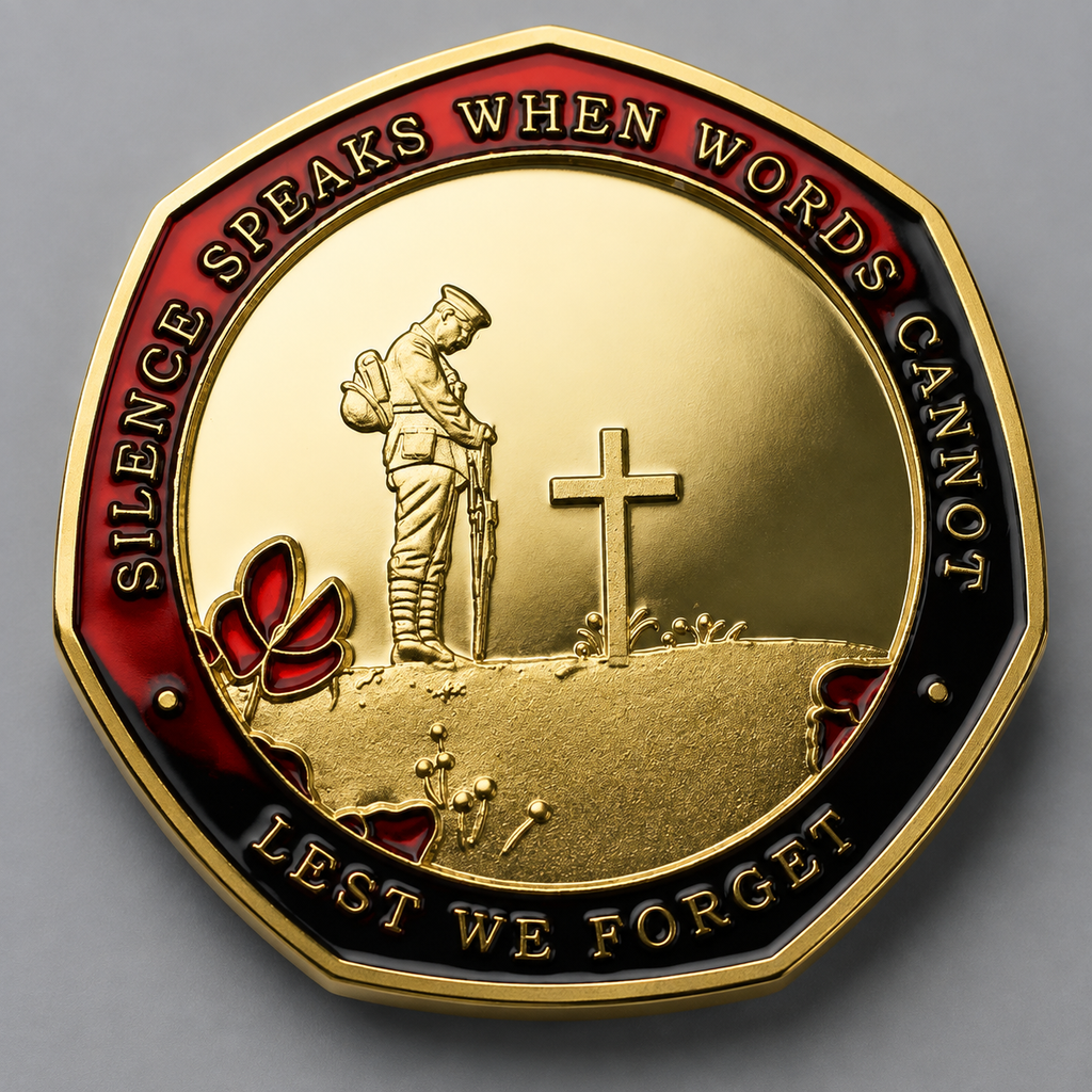 Limited Edition - Red Poppy Heroes Commemorative Coins
