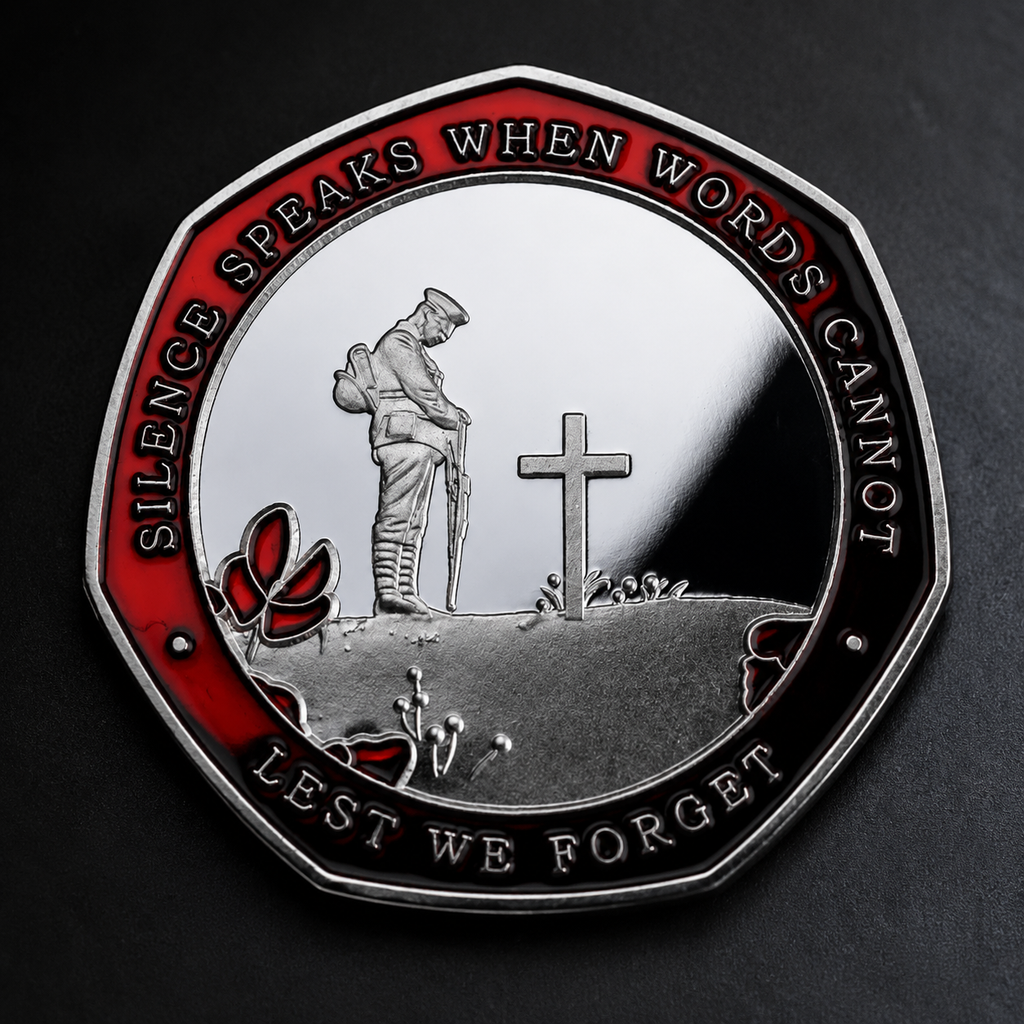 Limited Edition - Red Poppy Heroes Commemorative Coins