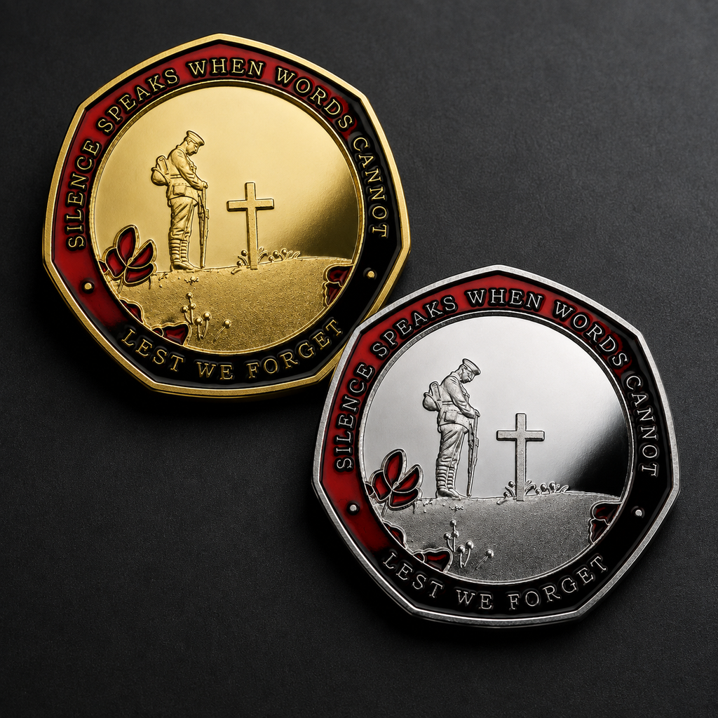 Limited Edition - Red Poppy Heroes Commemorative Coins