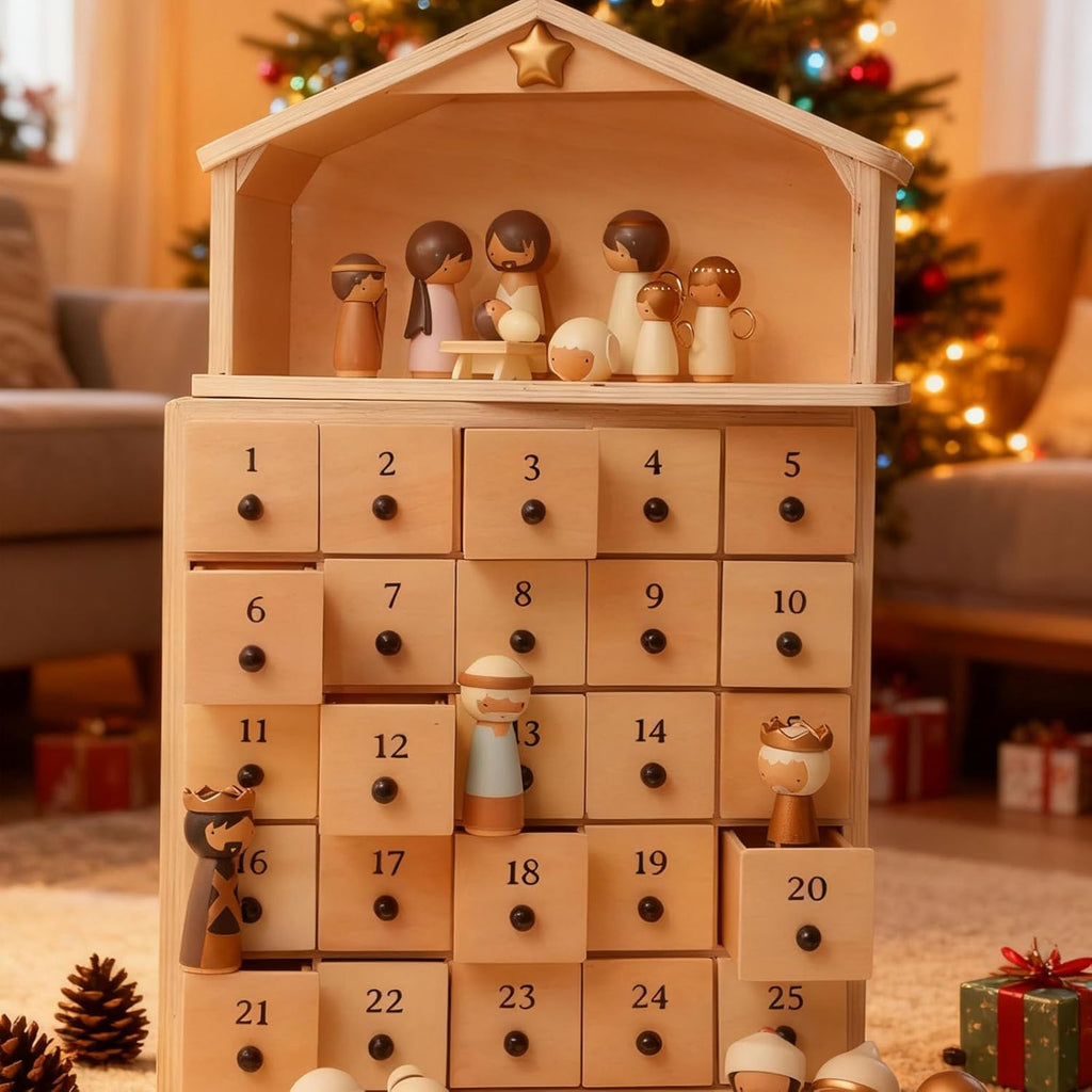 The Rescuer Nativity Advent Calendar 2026 – 24 Days of Christmas Story & Nativity Figures