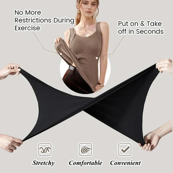 Black Friday Big Sale Women's Thermal Tank Tops With Built-in Bra