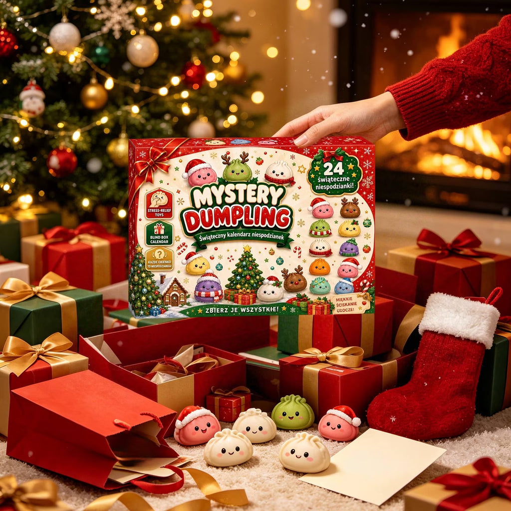 2026 Christmas Mystery Dumpling Advent Calendar – 24 Days of Fidget & Sensory Toy Surprises