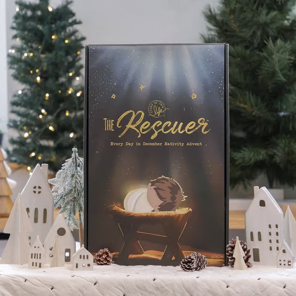 The Rescuer Nativity Advent Calendar 2026 – 24 Days of Christmas Story & Nativity Figures