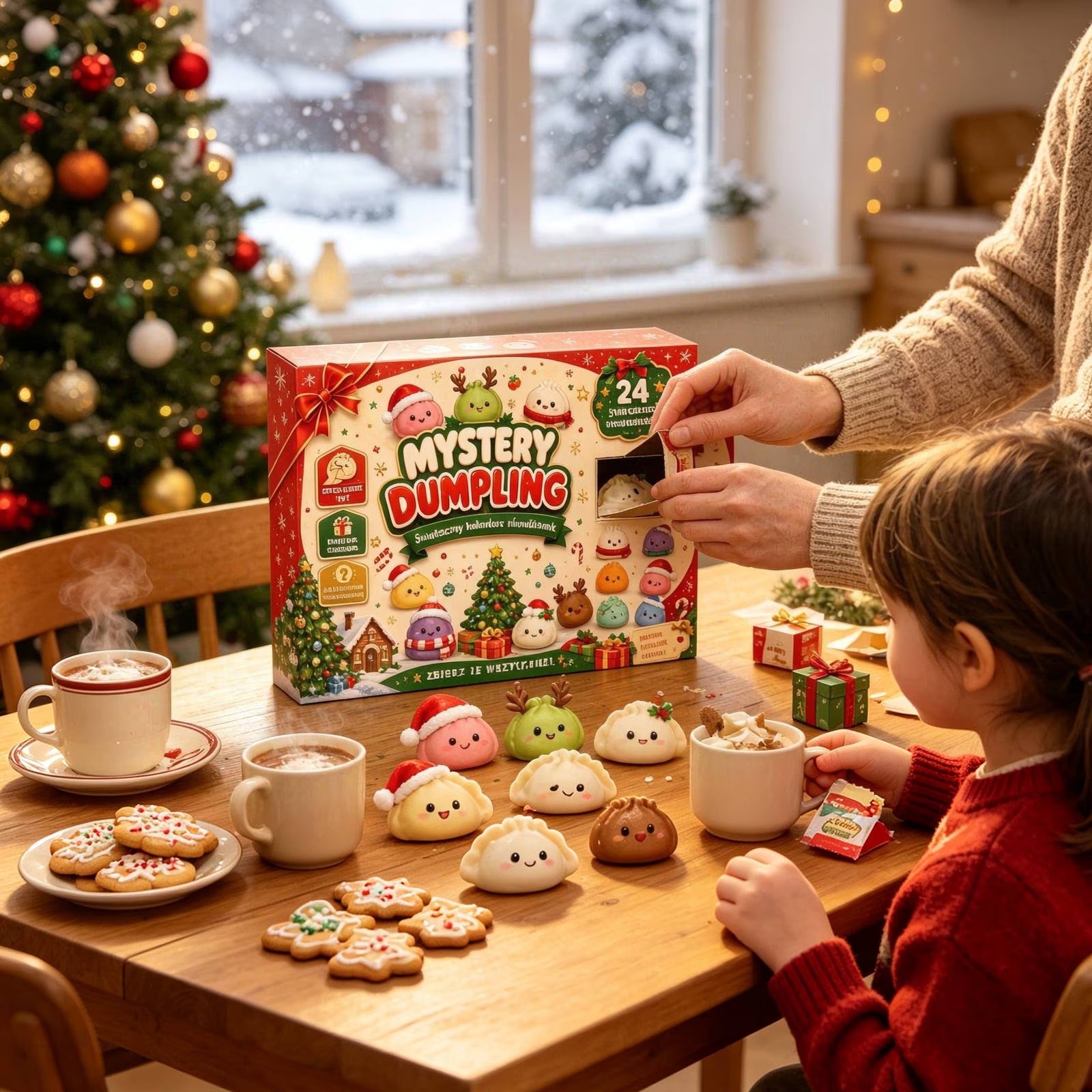 2026 Christmas Mystery Dumpling Advent Calendar – 24 Days of Fidget & Sensory Toy Surprises