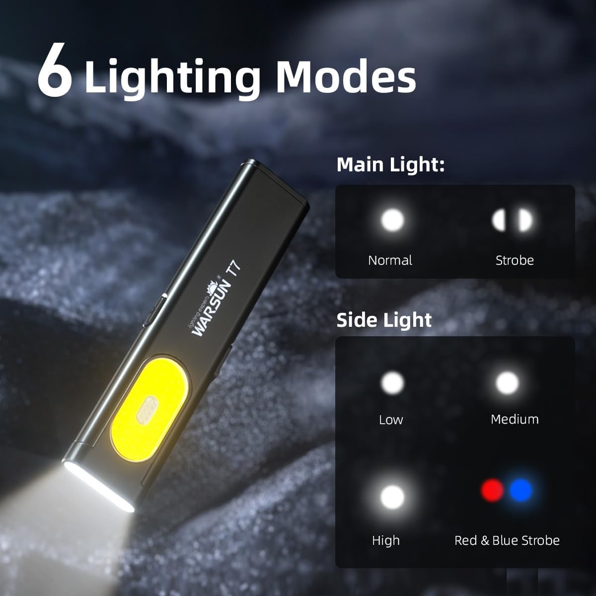 Promotion 49% OFFMulti-Mode Pocket LED Flashlight