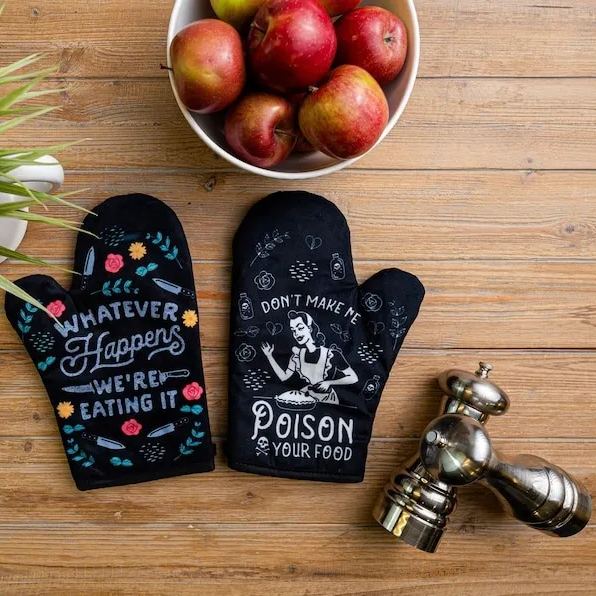 Last day promotion-49%-OFF-Oven Mitt Funny Cooking Baking