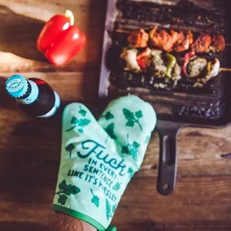 Last day promotion-49%-OFF-Oven Mitt Funny Cooking Baking