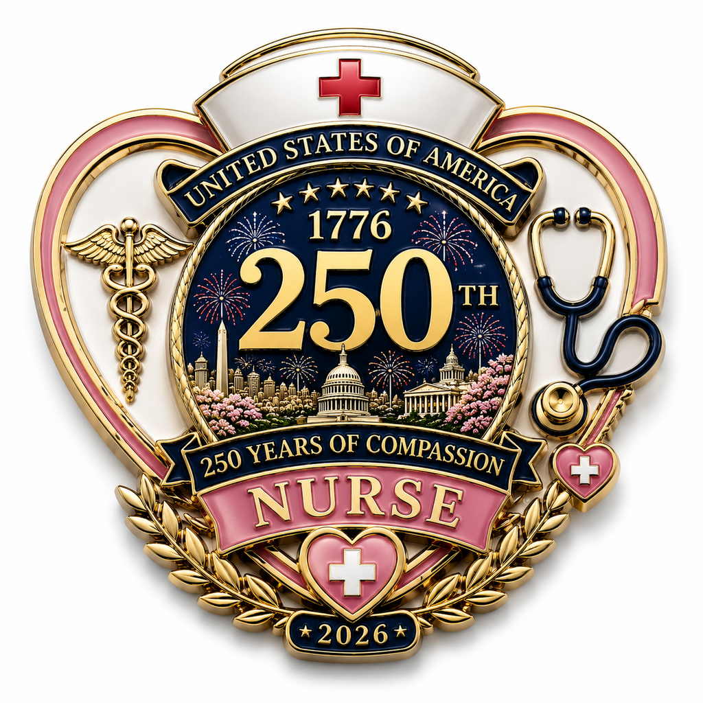 250th Anniversary Nurse Pin