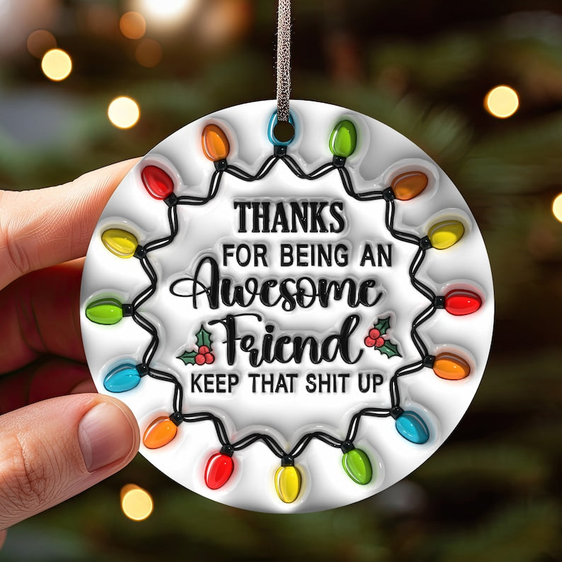 Friendship Ornament-Awesome Friend