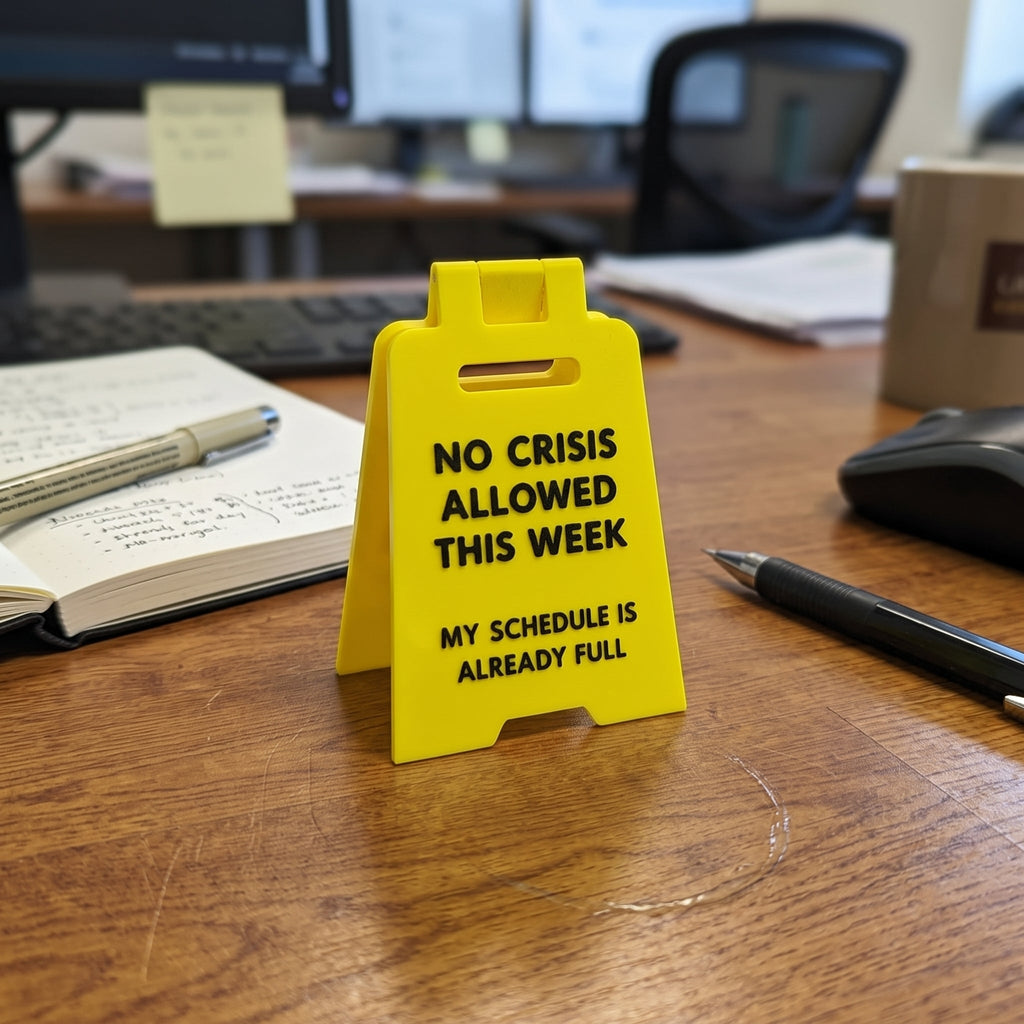 Funny Office Desk Sign