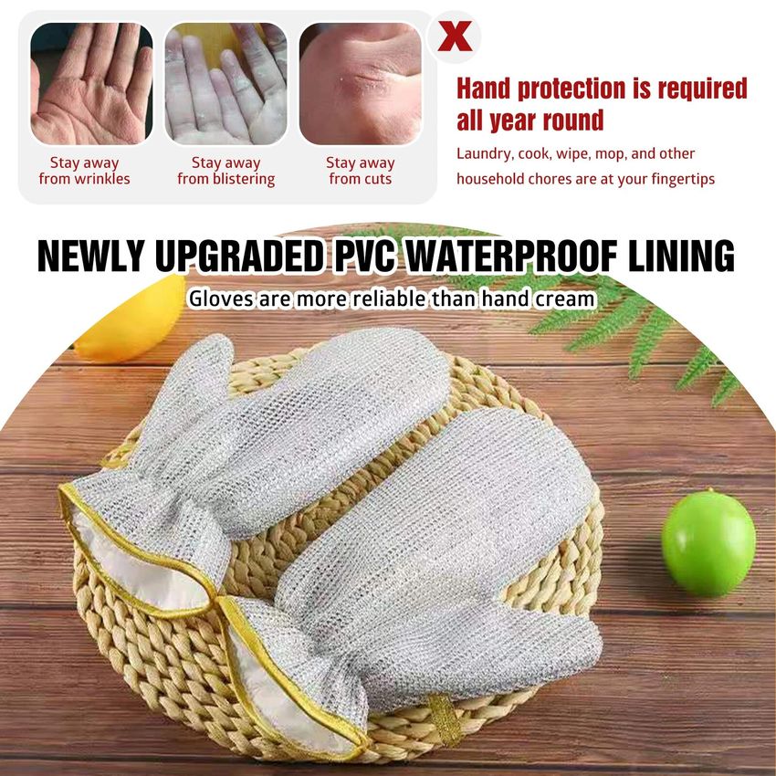 Kitchen Essentials— Dishwashing Wire Gloves