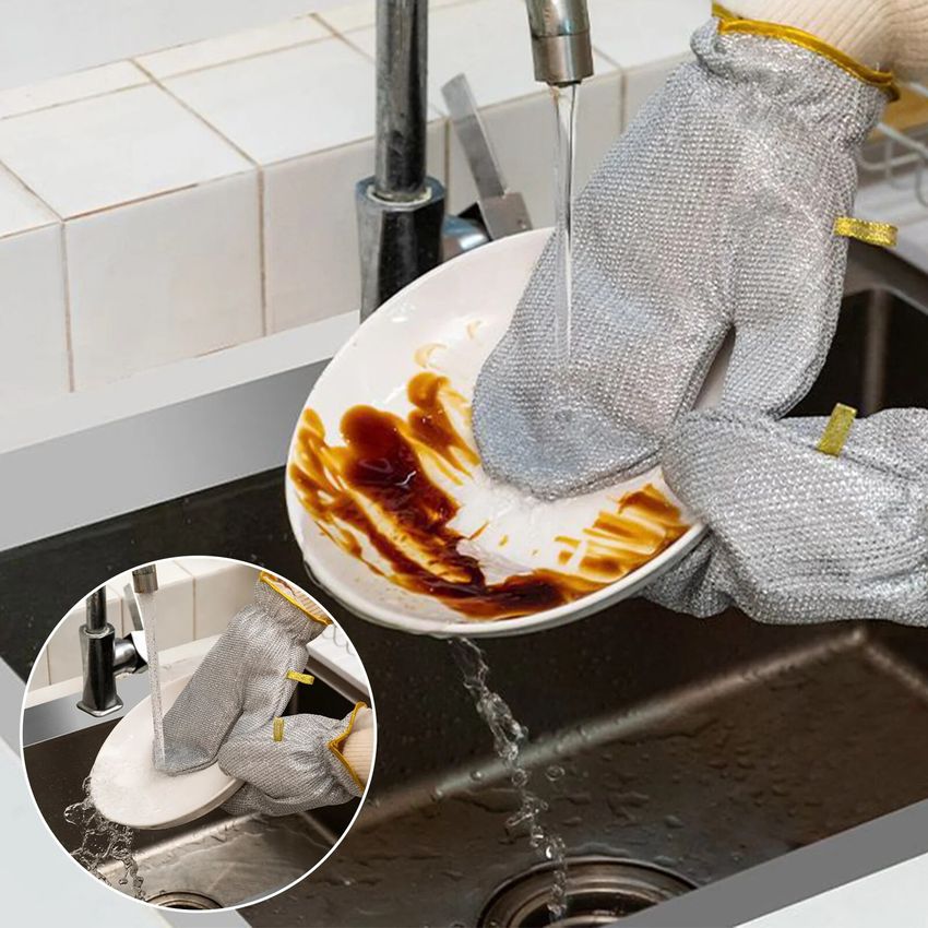 Kitchen Essentials— Dishwashing Wire Gloves