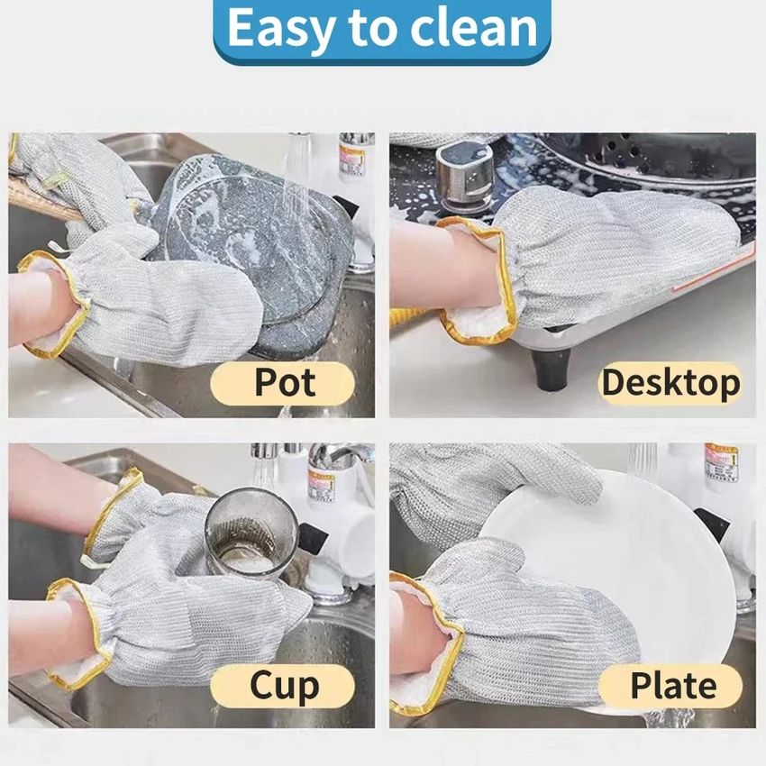 Kitchen Essentials— Dishwashing Wire Gloves