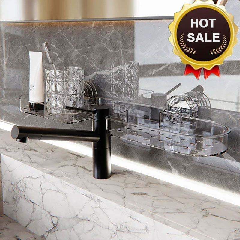 HOT SALESuction Cup Bathroom Storage Rack