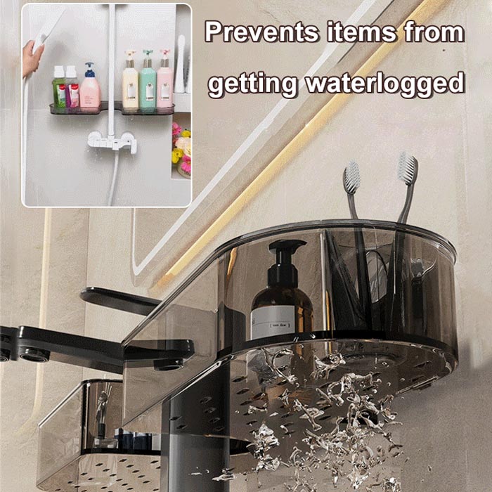 HOT SALESuction Cup Bathroom Storage Rack