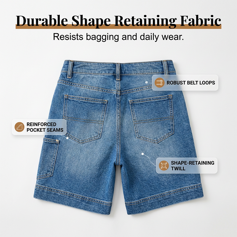 Summer Special Limited Time Discount Stretchy Mid-Rise Bermuda Shorts – Cargo Pockets & All-Day Comfort